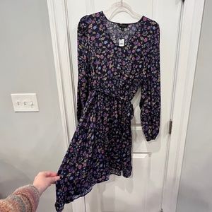 NWT Banana Republic Silky Puff Sleeve Dress